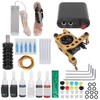 Professional Tattoo Machine Kit Tattoo Power Supply 10 Wraps Complete