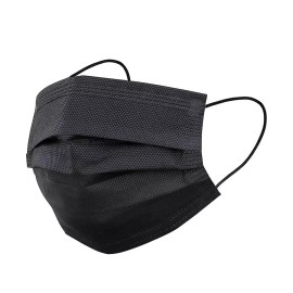 FFG 10-200 FFG Black Disposable Face Masks 3 Ply Non Medical - 10 Masks