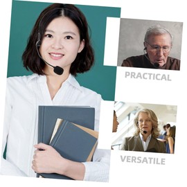 KOMBIUDA 2pcs Lightweight Headset Microphone with Voice Amplifier Mic for Singing Compatible with Various Devices Portable Over Head Design for Enhanced Audio Experience