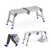 Loyoda Folding Work Platform for Adults, Aluminum Foldable Step Stool