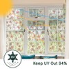UNI Window Film Static Clings Non Adhesive 3D Stained Glass