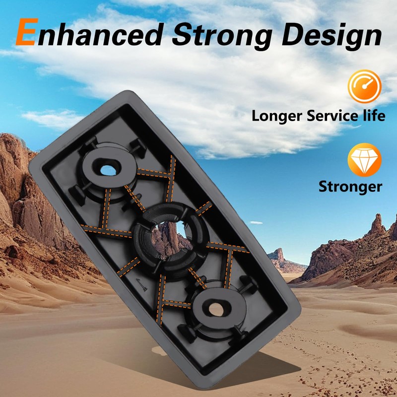 FUSH Passenger Side Sun Visor Mounting Clip Compatible with Jeep