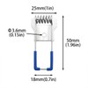 DGHAOP 10pcs Downlight Panel Lamp Spring Clip 18x25mm Light Emitting