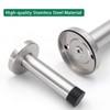 Long Door Stops, 8 Inch Stainless Steel Doorstop, Brushed Door