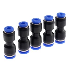 5pcs Pneumatic Fittings Push In Straight Reducer Connectors For Air Water Hose