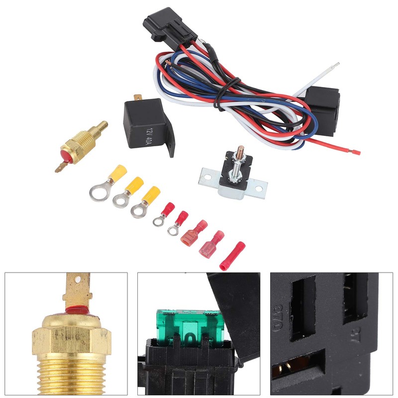 Radiator Fan Relay Kit, Radiator Fan Relay Kit Thermoat Temperature