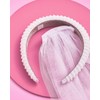xo, Fetti Bachelorette Party Decorations Pearl Headband with Detachable Veil