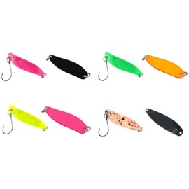 4 FTM 3.3 cm 2.4 g Spoon Hammer - Trout Bait Set, Blinker for Trout Fishing, Trout Spoons, Artificial Bait for Trout