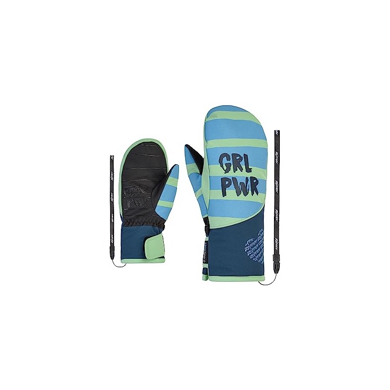 Ziener Girls LIWANI Ski Mitten/Winter Sports | Waterproof Primaloft Fashion