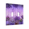 Wood Lavender Flower Pots Double Toggle Light Switch Cover 2