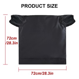 YCCLDIPL Darkroom Bag Film Changing Bag - 27.95 in. x 27.95 in. Anti-Static Material for Film Changing Film Processing Professional Photographic Supplies Accessory, Extra Large Version (Pro Max)