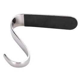 DOYOLLA Christmas Stocking Holders Xmas Fireplace Hanger Hooks Holiday Mantel Garland Clips Metal Grips Set of 4 (Silver)