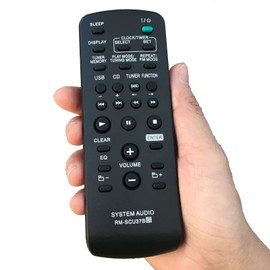 Replacement Remote Control RMSCU37B Compatible for Sony LBT-SH2000 RM-SCU37 CMT-FX205 CMT-FX200 MHC-EX700 MHC-EX600 Mini HI-FI Component System