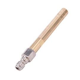 Long Range Chemical Nozzle for Pressure Washer, Stainless Steel and Brass Ladder Shooter Saver Spray Tip 1/4’’ Quick Connect Ideal for Roof & High Reach Cleaning