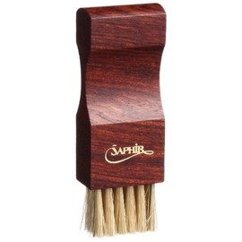 Safir Noir Pig Bristle Brush, Applied Brush, Shoe Polish, Keeps Hands Dirty, Penetrate, White, One Size