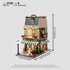 Funwhole Book-Cafe Lighting Building-Bricks Set - City Town Coffee House