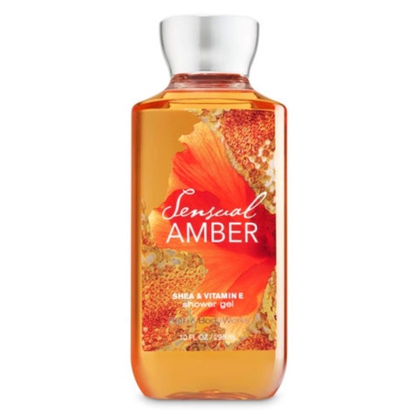 Bath and Body Works Signature Collection Sensual Amber Shower Gel new package