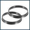 VekAuto 70.1mm to 66.1mm Universal Car Hub Centric Rings Black