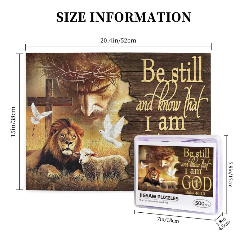 Christian Puzzles for Adults 500 Pieces Religious Jesus Jigsaw Puzzle