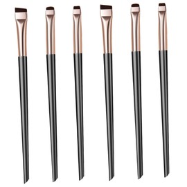 Mikinona 6pcs Makeup Eyeliner Brush Set Precision Eye Makeup Applicators for Effortless Application and Blending for Personal and Professional Use Portable and Compact Design