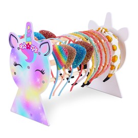 Unicorn Castle Headband Stand Hair Scrunchie Storage Hair Accessories Kids Headband Holder Organiser