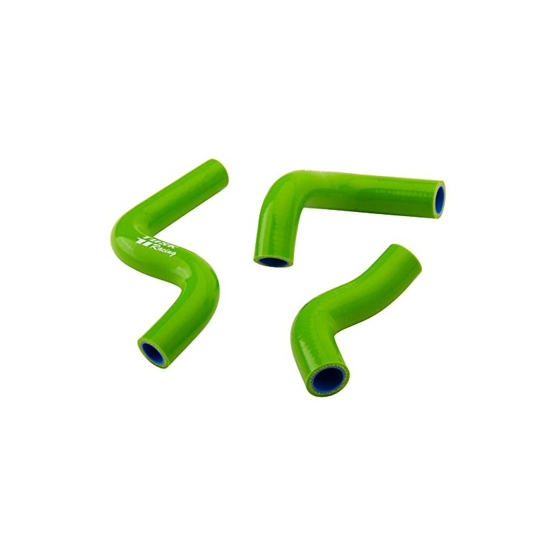 TUSK Off-Road Radiator Hose Kit Green For Kawasaki KX112 2022-2024