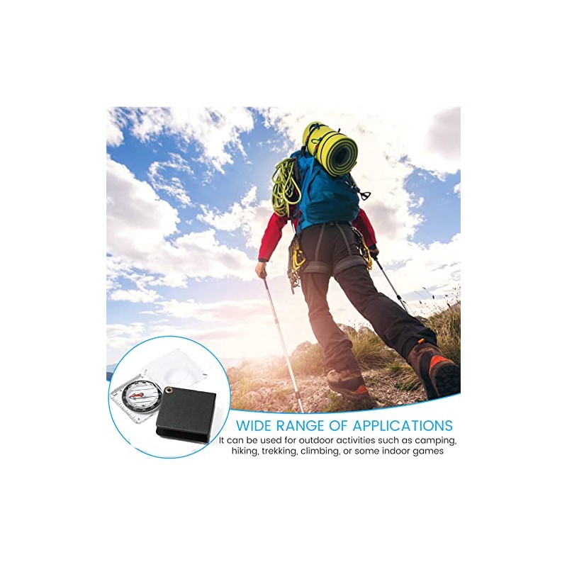 ARFUKA Orienteering CompassHiking Backpacking Compass Folding Map Compass with Magnifier,