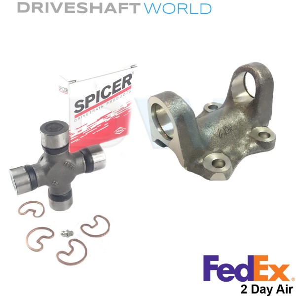 Driveshaft Flange Yoke 3-2-159 & Spicer U-Joint 5-160X Repair Kit