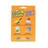 Scrub Daddy Colors Scratch Free FlexTexture Scrubbing Sponge, Orange