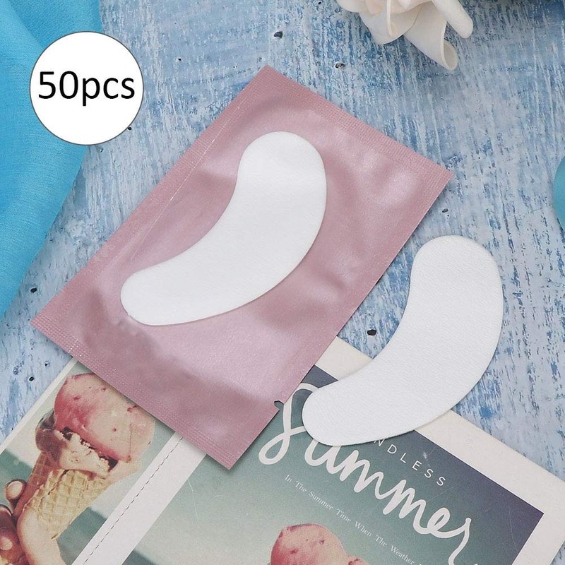 Eyelash Extension Pad, 50 Pieces Under Eye Pads Pure Natural