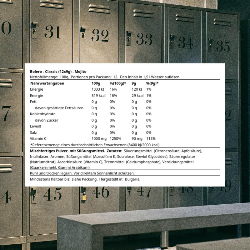 Bolero Mojito Flavoured Drink Powder 12 Sachets