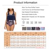 Vozobi Women's Tankini Swimsuits Two Piece Ruffle Flounce Top High