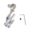 RDEXP Silver Size M/37-48mm Aluminum Alloy Silencer Pipe Whistle Turbo