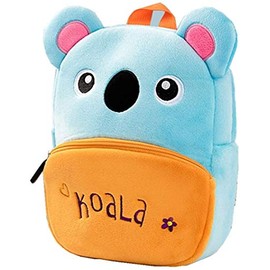 JameStyle26 Unicorn Plush Animal Zebra Elephant Giraffe Monkey Children's Backpack Nursery Backpack School Bag Boys & Girls, koala, Rucksack