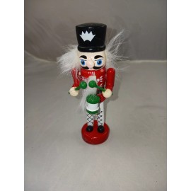 4.5 Inch Nutcracker Card Holder -- Red