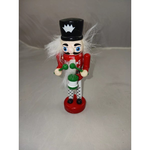4.5 Inch Nutcracker Card Holder -- Red