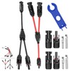 COCOSY 1 Pair Solar Cable Y Plug, 1 Pair Solar