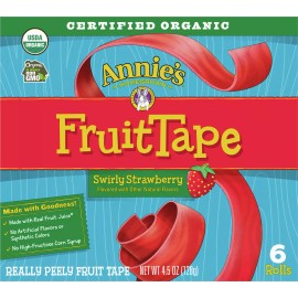 Annie's Homegrown Fruit Peelie Swirly Strawberry 4.5 oz (Pack of 8)
