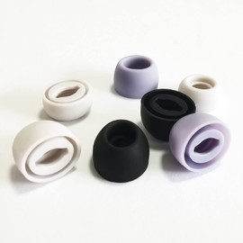 Mijusun - Puntas de silicona para Galaxy Buds Pro de repuesto para Galaxy Buds Pro, 6 pares de goma LMS, color morado