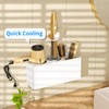NIUBEE Wall Mount Hair Styling Tool Organizer - Bathroom Cabinet