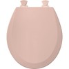 Bemis 500EC-062 is a Round Molded Wood Toilet Seat Closed