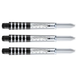 WINMAU Prism Force Solid White Short Polycarbonate Dart Stems - 1 Set per Pack (3 Shafts Total)