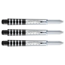 WINMAU Prism Force Solid White Short Polycarbonate Dart Stems - 1 Set per Pack (3 Shafts Total)