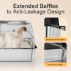 Stainless Steel Cat Litter Box with Lid, XL Extra Large