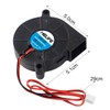4 Pack Brushless Dual Ball Bearing Blower Fan, MELIFE 12V