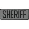 SoCal Emblem SHERIFF back patch 11" x 4" with full
