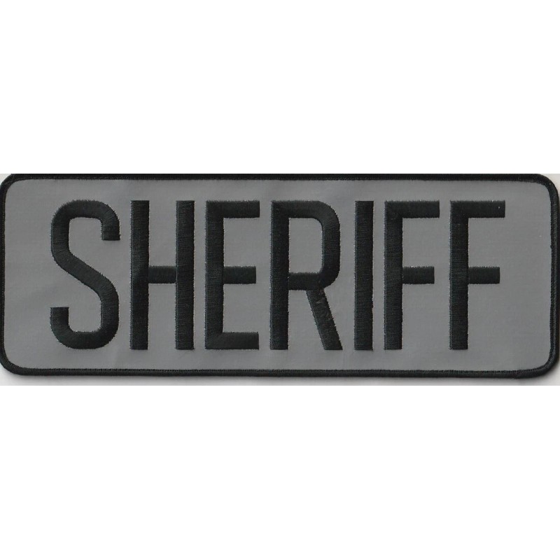 SoCal Emblem SHERIFF back patch 11" x 4" with full