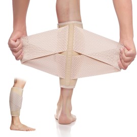 iDonua Swollen Lower Leg Calf Compression Brace for Swelling for Women, Pressure Adjustable Calf Support Bandage for Varicose Vein, Edema, Torn Calf Muscle, Soreness, Strain, Cramps - L/XL