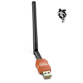 Class 1 Long Range Bluetooth Adapter for PC, QGOO USB Bluetooth Adapter for PC 5.3+EDR, Bluetooth Dongle Bluetooth Receiver Support Windows10/8.1/8/7（orange-114）