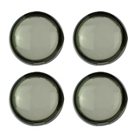 Smoked Turn Signal Lens Cover Fit For Harley Bullet Light Sportster Dyna Road Glide Road King 4 Pcs